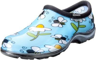 Sloggers Women's Blue Bee Waterproof Rain And Garden Shoe, Size 6