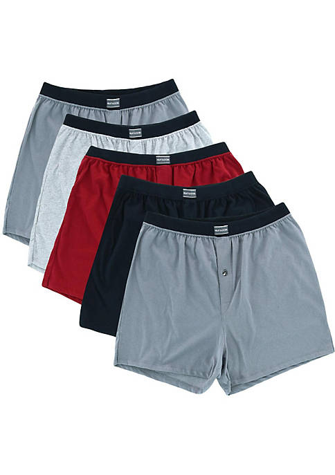 Fruit of the Loom Mens Assorted Knit Boxers