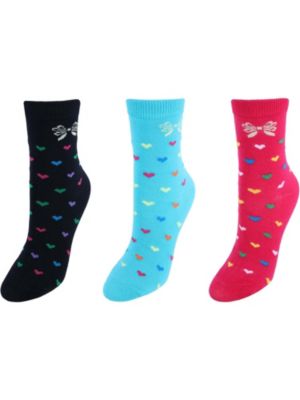 Hot Sox® Pindot Hearts Trouser Crew Socks | belk