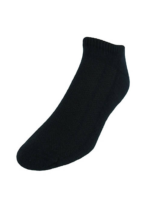 Mens Big and Tall Breathable No Show Socks (6 Pack)