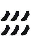 Mens Big and Tall Breathable No Show Socks (6 Pack)