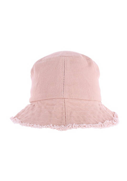 David & Young Womens Distressed Bucket Hat with