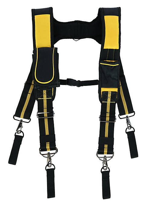 Aisenin Mens Suspenders with Magnetic Pocket &amp; Swivel