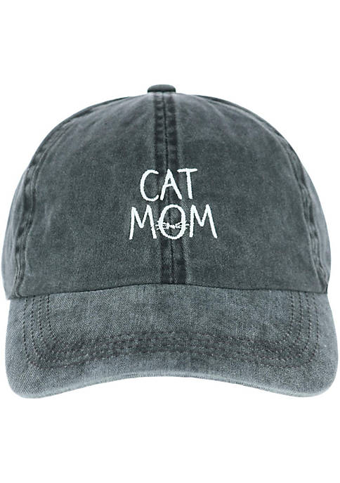 David & Young Womens Cat Mom Baseball Hat