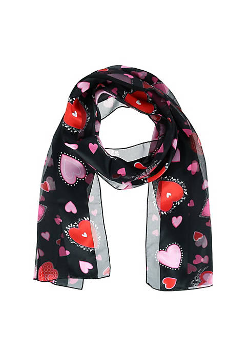 CTM Womens Valentines Day Heart Print Holiday Lightweight
