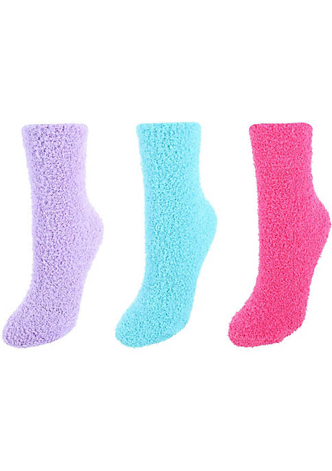 CTM Womens Assorted Solid Bright Color Warm Fuzzy