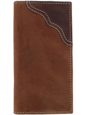 Belk Leather Solid Color Checkbook Cover Wallet