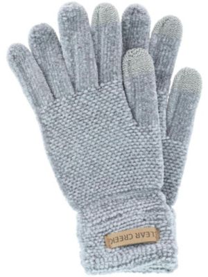 Clear Creek Women's Chenille Touchscreen Texting Glove, Gray -  191362196255