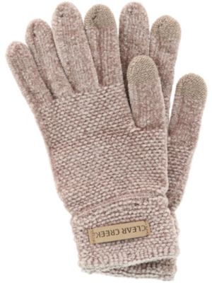 Clear Creek Women's Chenille Touchscreen Texting Glove, Tan -  191362196279