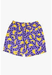 Purple Crazy Banana 7" Swim Shorts