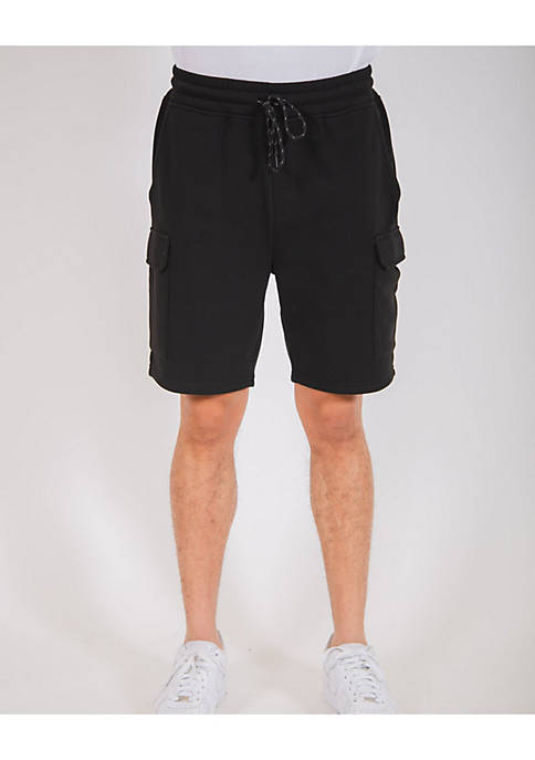 Brooklyn Cloth Black Marl Fleece Cargo Shorts