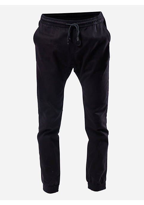 Brooklyn Cloth Black Twill Jogger Pants
