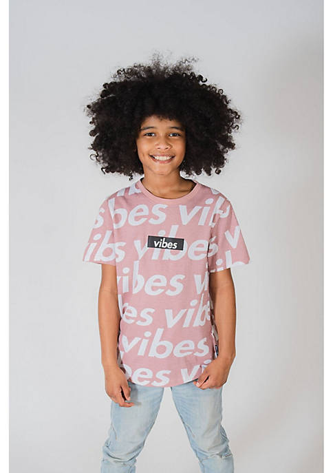 Brooklyn Cloth Kids Dusty Rose Positive Vibes Crosswalk