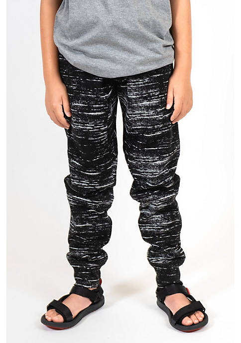 Brooklyn Cloth Kids Black Streaky French Terry Jogger
