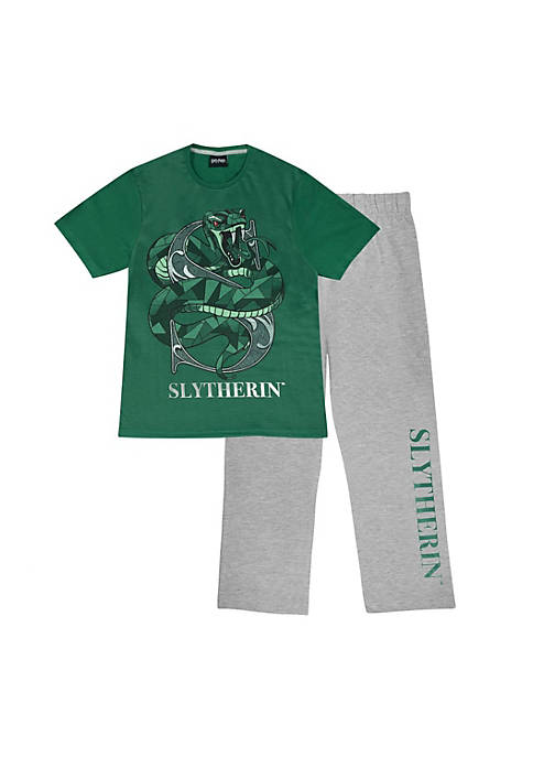 Harry Potter Mens Slytherin Pajama Set