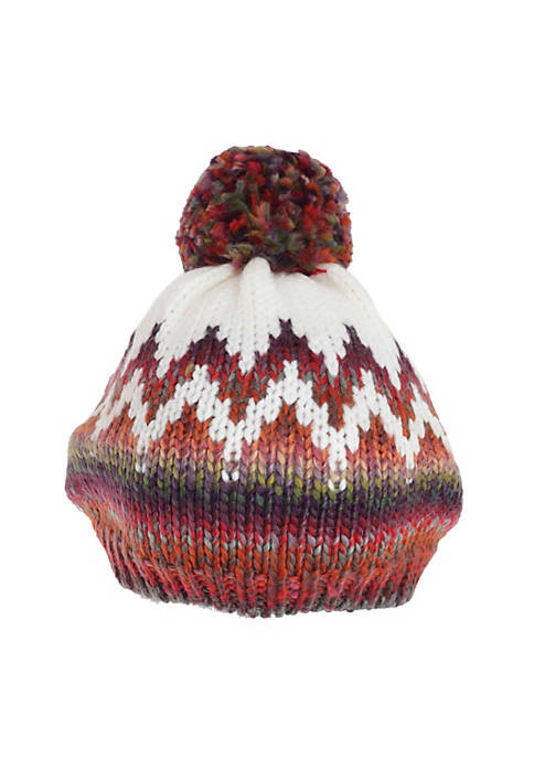 Hawkins Collection Knitted Bobble Tam Hat