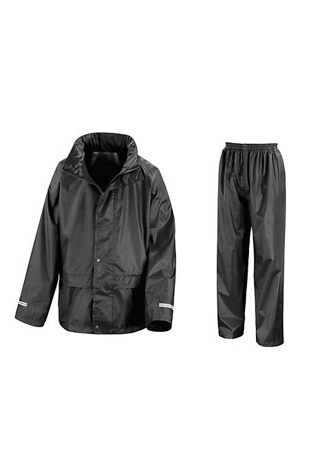 Core Childrens Unisex Junior Rain Suit Jacket And Trousers Set
