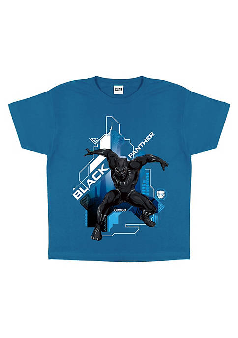 Black Panther Boys Crouch T-Shirt