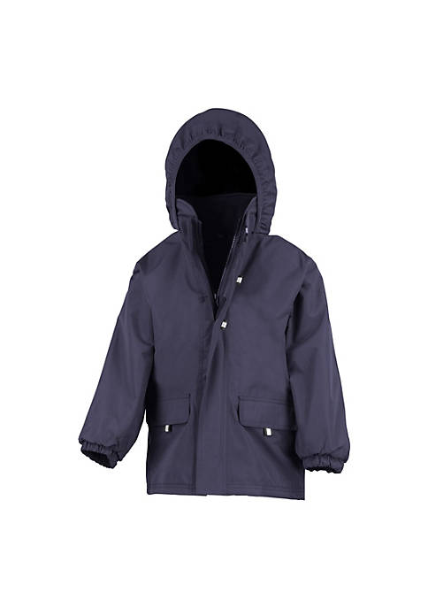 Childrens Unisex Rugged Stuff Long Lined Hooded Coat
