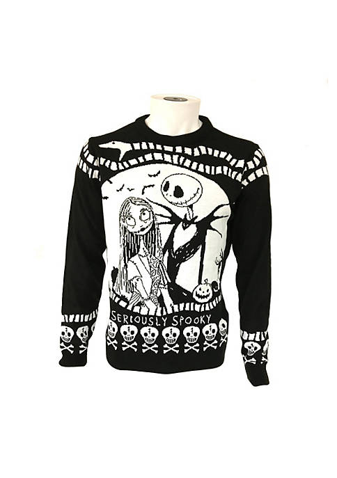 Nightmare Before Christmas Unisex Adult Seriously Spooky Jumper