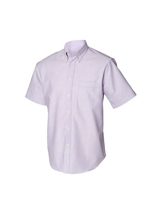 Mens Short Sleeve Classic Oxford Work Shirt