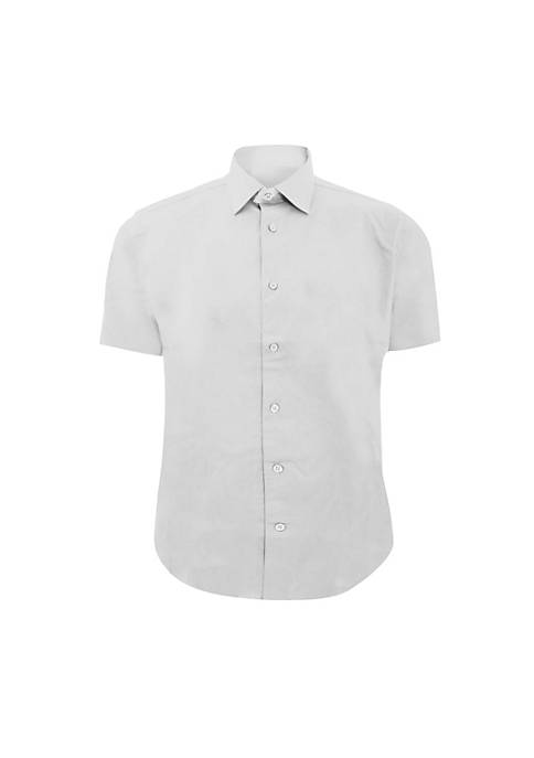 Collection Mens Short Sleeve Easy Care Fitted Shirt