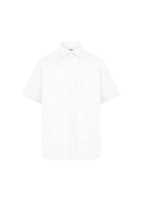 Absolute Apparel Mens Short Sleeved Classic Poplin Shirt