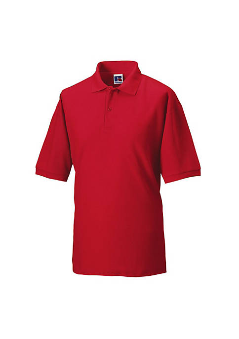 Mens 65/35 Hard Wearing Pique Short Sleeve Polo Shirt