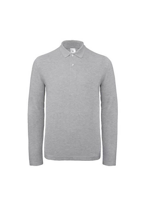 B&C ID.001 Mens Long Sleeve Polo (Pack of 2)