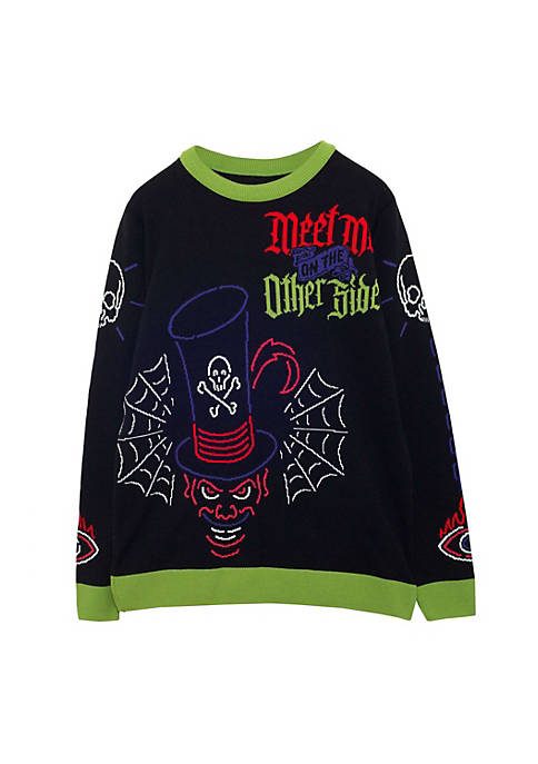 Disney Mens Dr Facilier Villains Knitted Sweater