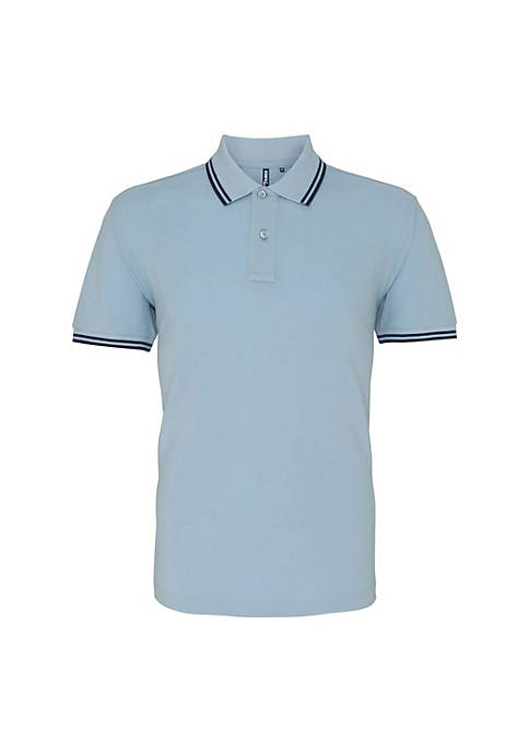 Asquith & Fox Mens Classic Fit Tipped Polo