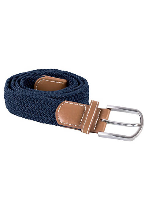 Adults Unisex Braided Elasticated Belt