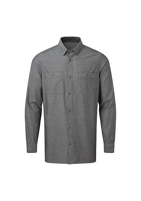 Premier Mens Chambray Organic Long-Sleeved Shirt