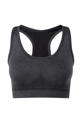 TriDri Seamless 3D Fit Multi-Sport Denim Look Sports Bra | belk