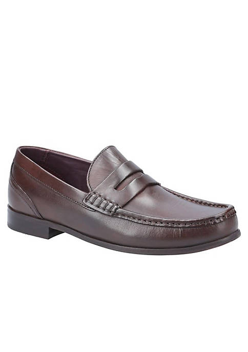 Base London Mens Cassio Washed Leather Shoes