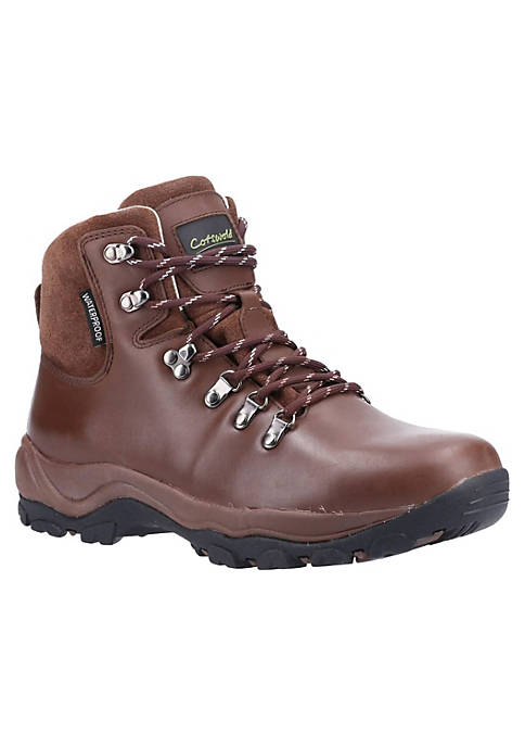 Mens Barnwood Leather Hiking Boots