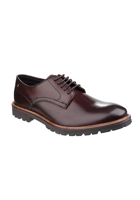 Base London Mens Barrage Lace Up Derby Leather