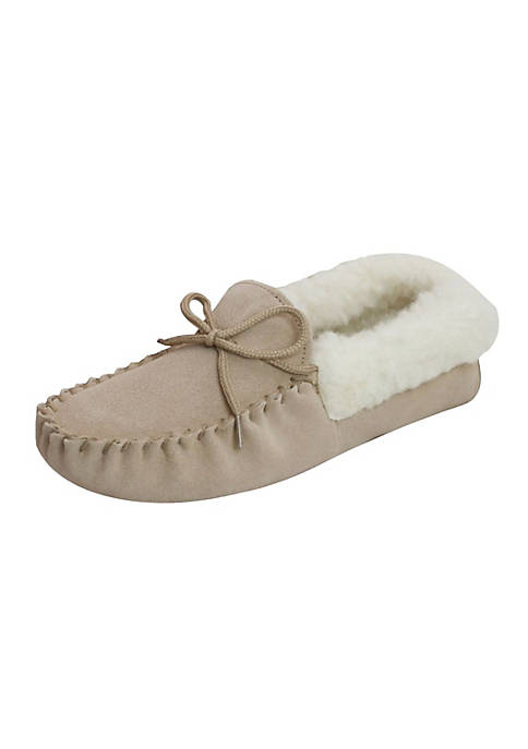 Eastern Counties Leather Soft Sole Sheepskin Moccasins