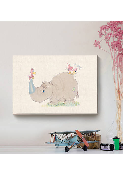 Cavepop Precious Moments Baby Rhinos Day Out Canvas