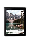 Cavepop 18" x 24” Black Wood Picture Frame with Plexiglass