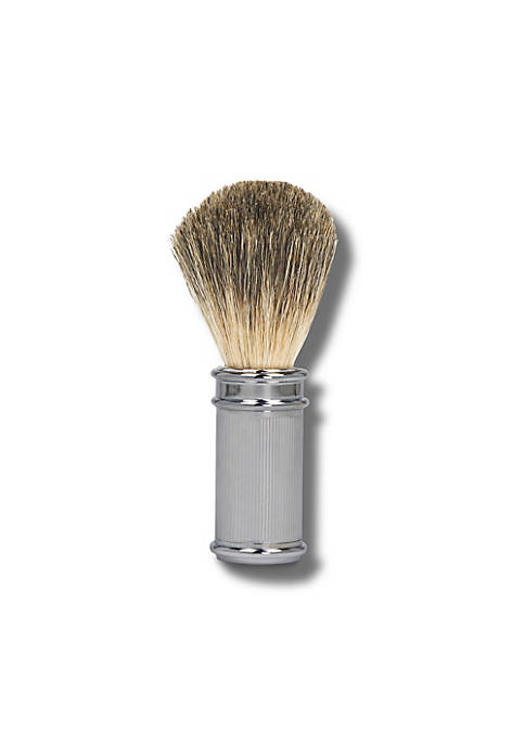 Caswell-Massey Ribbed Chrome Shave Brush