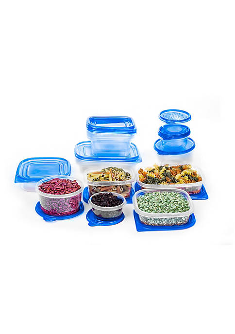 Lexi Home 34 Piece Plastic Food Container Set