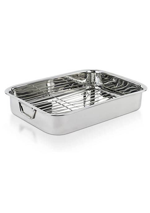 Lexi Home 16&quot; inch Stainless Steel Roasting Pan
