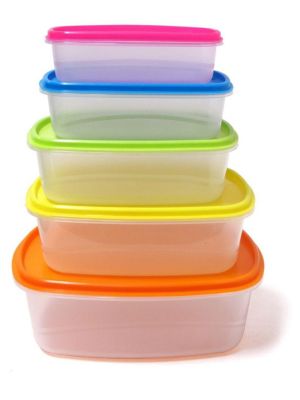 Lexi Home Nested Plastic Food Storage Container Sets - Rectangle