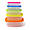 Assorted Colors (Orange, Red, Yellow, Green, Blue Lids)