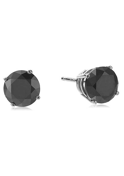 Vir Jewels 1 cttw Black Diamond Stud Earrings