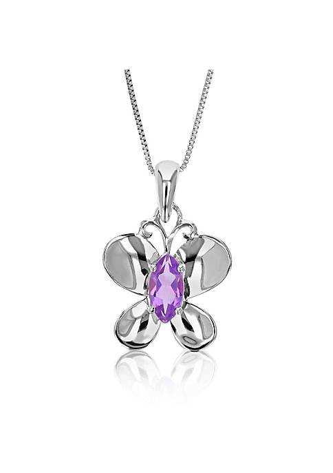 Vir Jewels 0.90 cttw Purple Amethyst Pendant Necklace