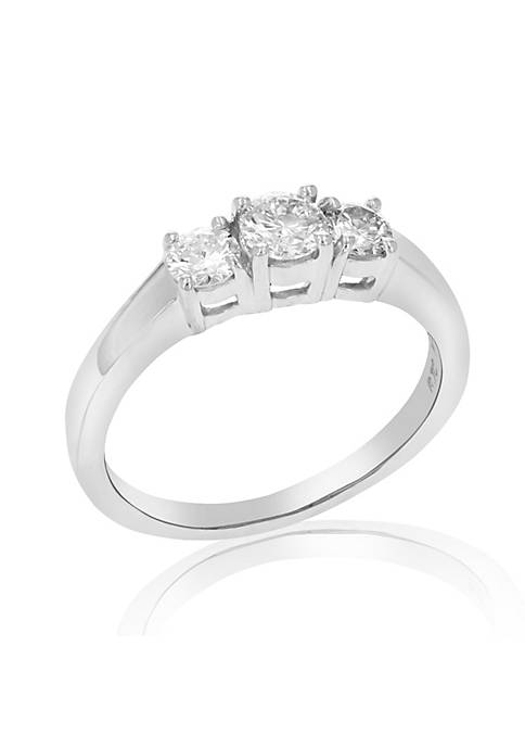 Vir Jewels 0.60 cttw 3 Stone Diamond Engagement