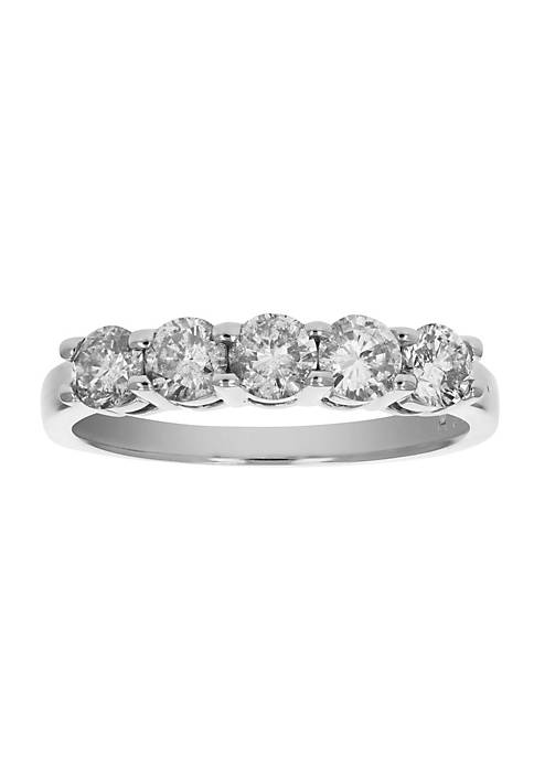 Vir Jewels 1 cttw Diamond 5 Stone Ring
