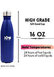 XPO Stainless Steel Insulated Water Bottle-24 Hours Cold, 24 Hours Hot, Blue, 32 OZ